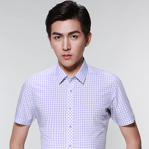 男款商務短袖襯衣